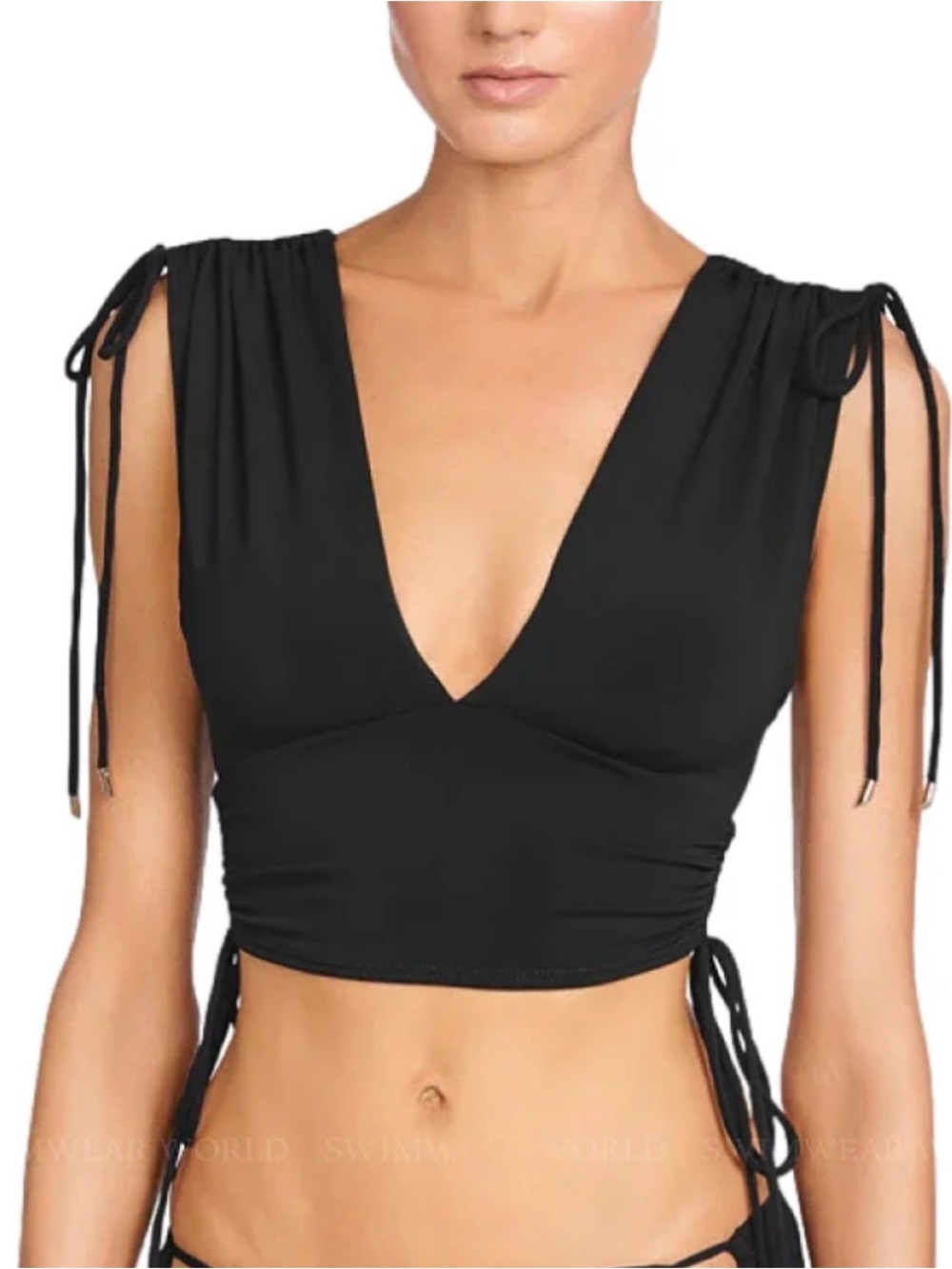 Robin Piccone Aubrey V Plunge Too Size Small